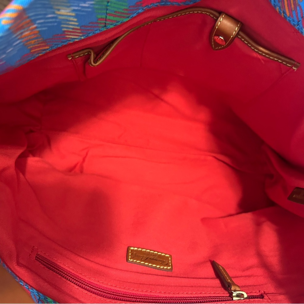 Dooney and Bourke Multicolor Plaid Large Tote Bag - NWT with Dust Bag included - Picture 11 of 15